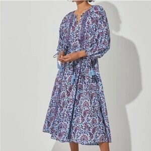 NWOT Cleobella Faith Caftan Midi Dress XS will fit a small